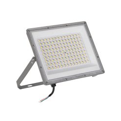   Kanlux 100W, 8500-10800 lm, 3000-6500K, IP65, CCT, szürke, 263x276 mm, állítható színhőmérsékletű, fényáramú LED reflektor, ACETE - mozgásérzékelővel