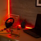 Kanlux 13,5W/m, 24V, RGB, 5m, Neon LED IP65, 80lm/m színes, kültéri folyamatos LED szalag, öntapadós