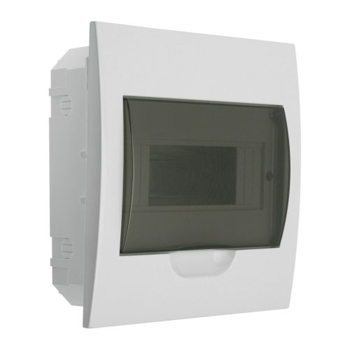 IDEAL TS DB 230/400V, 63A, 8P, 200x57x187 mm, IP44, falon kívüli fehér-szürke lakáselosztó - beltéri biztosítékdoboz