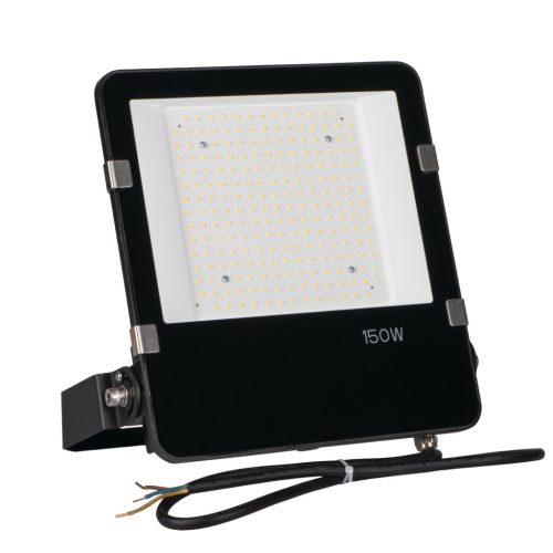 Kanlux 150W, 21000 lm, 4000K, IP65, 332x291 mm, természetes fehér kültéri LED reflektor, FL AGOR PRO LED - 5 év garancia, opál edzett üveg búrával