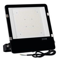   Kanlux 200W, 28000 lm, 4000K, IP65, 387x346 mm, természetes fehér kültéri LED reflektor, FL AGOR PRO LED - 5 év garancia, opál edzett üveg búrával