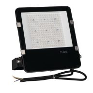   Kanlux 150W, 20250 lm, 4000K, IP65, fekete, fém házas, 332x291 mm, természetes fehér kültéri LED reflektor, FL AGOR PRO - edzett opál búrával
