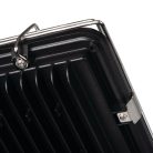 Kanlux 150W, 20250 lm, 4000K, IP65, fekete, fém házas, 332x291 mm, természetes fehér kültéri LED reflektor, FL AGOR PRO - edzett opál búrával