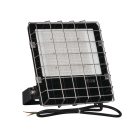 Kanlux 150W, 20250 lm, 4000K, IP65, fekete, fém házas, 332x291 mm, természetes fehér kültéri LED reflektor, FL AGOR PRO - edzett opál búrával
