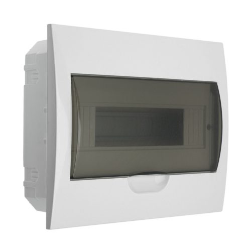 IDEAL TS DB 230/400V, 63A, 12P, 200x57x256 mm, IP44, falon kívüli fehér-szürke lakáselosztó - beltéri biztosítékdoboz