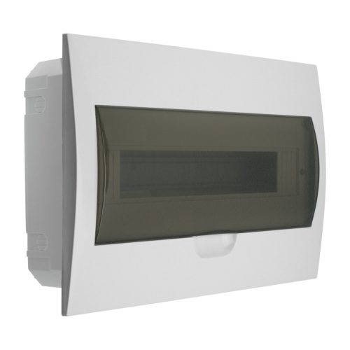 IDEAL TS DB 230/400V, 63A, 18P, 215x65x364 mm, IP44, falon kívüli fehér-szürke lakáselosztó - beltéri biztosítékdoboz