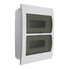 IDEAL TS DB 230/400V, 63A, 2x12P, 310x65x258 mm, IP44, falon kívüli fehér-szürke lakáselosztó - beltéri biztosítékdoboz