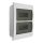 IDEAL TS DB 230/400V, 63A, 2x12P, 310x65x258 mm, IP44, falon kívüli fehér-szürke lakáselosztó - beltéri biztosítékdoboz