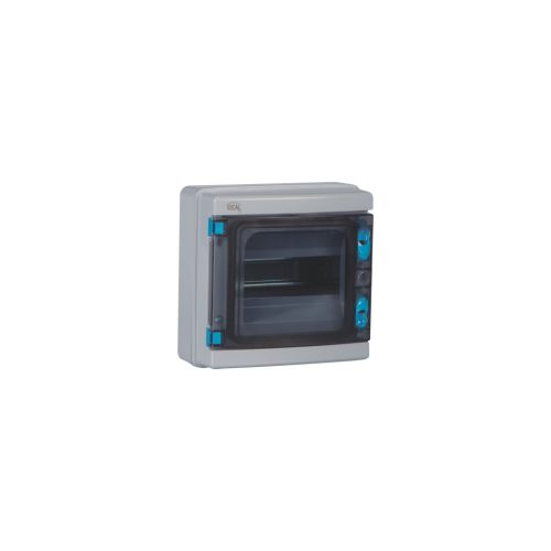 Kanlux IDEAL TS, 1500V AC/DC, 8P, 100x210x215 mm, IP65, szürke, oldalfali elosztódoboz KDB-IP65-S08T