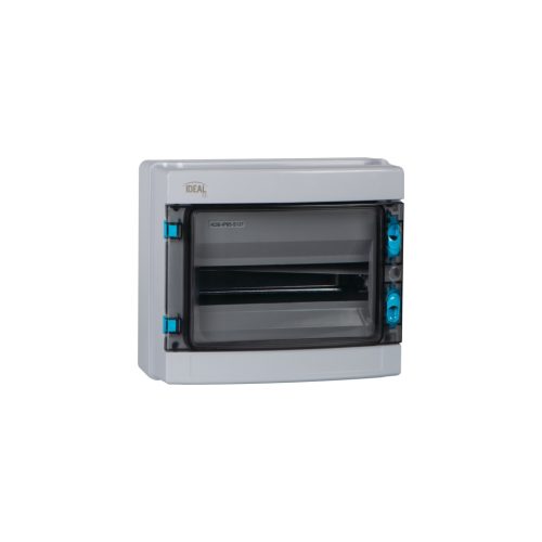 Kanlux IDEAL TS, 1500V AC/DC, 12P, 140x260x300 mm, IP65, szürke, oldalfali elosztódoboz KDB-IP65-S12T