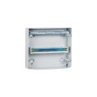 Kanlux IDEAL TS, 1500V AC/DC, 12P, 140x260x300 mm, IP65, szürke, oldalfali elosztódoboz KDB-IP65-S12T