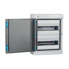 Kanlux IDEAL TS, 1500V AC/DC, 2x13P, 140x420x323 mm, IP65, szürke, oldalfali elosztódoboz KDB-IP65-S26T