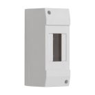 IDEAL TS DB 230/400V, 50A, 2P, 150x60x51 mm, IP44, falon kívüli fehér-szürke lakáselosztó - beltéri biztosítékdoboz
