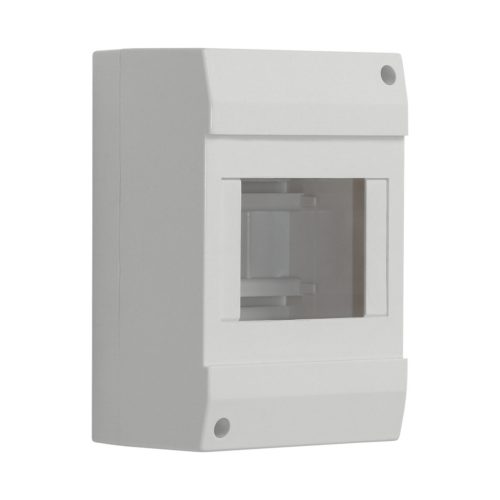 IDEAL TS DB 230/400V, 50A, 4P, 130x60x86 mm, IP44, falon kívüli fehér-szürke lakáselosztó - beltéri biztosítékdoboz
