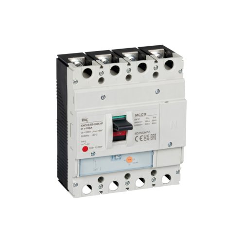 Kanlux 160A/230-415V AC, kompakt megszakító, 4 pólusú, KMCCB-RT-160A-4P - ipari áramkörvédelemhez