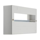 IDEAL TS DB 230/400V, 63A, 12P, 160x60x262 mm, IP44, falon kívüli fehér-szürke lakáselosztó - beltéri biztosítékdoboz