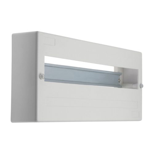 IDEAL TS DB 230/400V, 63A, 18P, 162x63x368 mm, IP44, falon kívüli fehér-szürke lakáselosztó - beltéri biztosítékdoboz