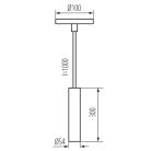 Függő lámpa PHLOX C | PHLOX C GU10 B