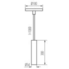 Függő lámpa PHLOX C | PHLOX C GU10 W