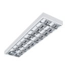 Miledo 2XT8/G13 1222x302x77 mm fehér, acél tükrös lámpatest - irodába, raktárba, üzlethelyiségekbe, orvosi rendelőbe, műtőbe