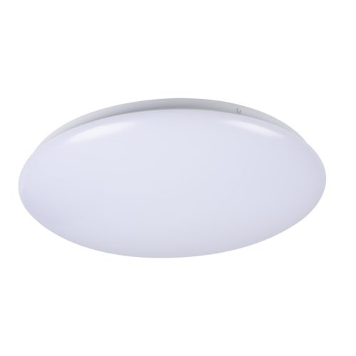 Miledo 24W, 1700 lm, 4000K, IP44, Ø380 mm, fehér, fém házas, kerek természetes fehér spot lámpa, CORSO LED v2