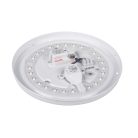 Miledo 24W, 1700 lm, 4000K, IP44, Ø380 mm, fehér, fém házas, kerek természetes fehér spot lámpa, CORSO LED v2