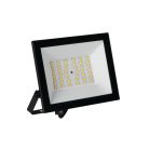 Miledo 30W 2650 lm IP 65 4000K fekete, alumínium természetes fehér kültéri LED reflektor, GRUN NV - opál edzett üveg búrával, 25 000 h élettartam