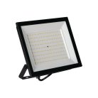 Miledo 100W 9500 lm IP 65 4000K fekete, alumínium természetes fehér kültéri LED reflektor, GRUN NV - opál edzett üveg búrával, 25 000 h élettartam