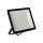 Miledo 100W 9500 lm IP 65 4000K fekete, alumínium természetes fehér kültéri LED reflektor, GRUN NV - opál edzett üveg búrával, 25 000 h élettartam