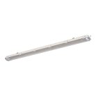 Miledo 2xG13, IP65, szürke, műanyag házas, 60x1270 mm kültéri por- és páramentes lámpatest LED fénycsőhöz, DICHT 4LED NP-PS