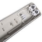 Miledo 2xG13, IP65, szürke, műanyag házas, 60x1270 mm kültéri por- és páramentes lámpatest LED fénycsőhöz, DICHT 4LED NP-PS