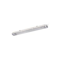   Miledo 2xG13, IP65, szürke, műanyag házas, 95x660 mm kültéri por- és páramentes lámpatest LED fénycsőhöz, DICHT 4LED PI