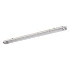 Miledo 2xG13, IP65, szürke, műanyag házas, 95x1270 mm kültéri por- és páramentes lámpatest LED fénycsőhöz, DICHT 4LED PI