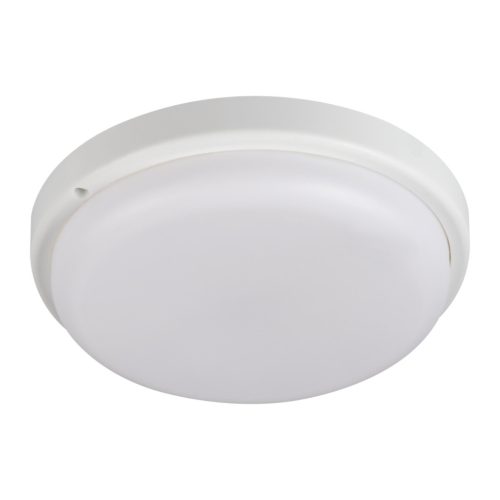 Kanlux 9W, 4000K, 1620 lm, IP54, Ø195 mm, fehér, műanyag házas, kerek, természetes fehér mennyezeti lámpatest, TOLU LED