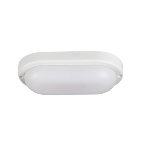 Kanlux 6W, 4000K, 420 lm, IP54, 85x158 mm, fehér, műanyag házas, ovális, természetes fehér mennyezeti lámpatest, TOLU LED