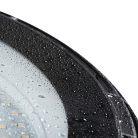 Miledo 100W, 10000 lm, 4000K, Ø254 mm, IP65, természetes fehér kültéri csarnokvilágító LED lámpatest, HB UFO LED