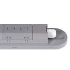 Miledo 18W, 1800 lm, 4000K, IP65, szürke, műanyag házas, 60x600 mm, természetes fehér kültéri por- és páramentes lámpatest, DICHT LED