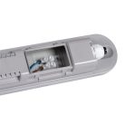 Miledo 18W, 1800 lm, 4000K, IP65, szürke, műanyag házas, 60x600 mm, természetes fehér kültéri por- és páramentes lámpatest, DICHT LED