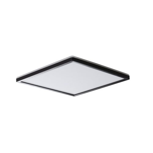 Miledo 17,5W, 1750 lm, 4000K, IP54, 300x300 mm, szögletes, fekete, műanyag házas természetes fehér LED mennyezeti lámpatest, AZPO LED