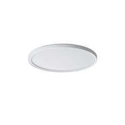   Miledo 11,8W, 1260 lm, 4000K, IP54, Ø225 mm, kerek, fehér, műanyag házas természetes fehér LED mennyezeti lámpatest, AZPO LED