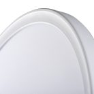 Miledo 11,8W, 1260 lm, 4000K, IP54, Ø225 mm, kerek, fehér, műanyag házas természetes fehér LED mennyezeti lámpatest, AZPO LED