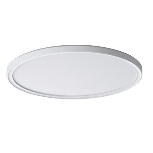 Miledo 22W, 2000 lm, 4000K, IP54, Ø420 mm, kerek, fehér, műanyag házas természetes fehér LED mennyezeti lámpatest, AZPO LED