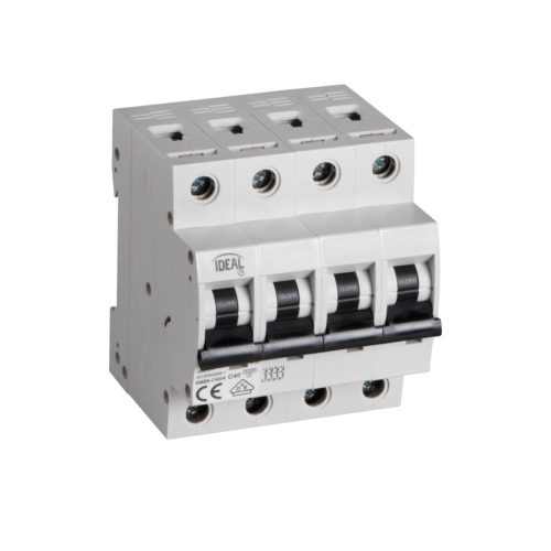 Kanlux Ideal TS 400V AC TH35 4P 40A C moduláris kismegszakító - 4 pólusú C karakterisztikájú 6 kA DIN sínre szerelhető 5 év garancia