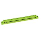 Kanlux Ideal TS 230V AC, 63A, 26 csatlakozó mező, 234x21x19 mm, műanyag, zöld KP-TB-63-26-G(S) elosztóblokk - IP00, 2 év garancia