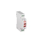 Kanlux Ideal TS 230V AC, 0.6W, 2.5A, 17.5x81x72 mm, fehér KLI-3R hálózati feszültség jelző - TH35 sínre szerelhető, piros LED, 5 év garancia