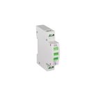 Kanlux Ideal TS 230V AC, 0.6W, 2.5A, 17.5x81x72 mm, fehér KLI-3G hálózati feszültség jelző - TH35 sínre szerelhető, zöld LED, 5 év garancia