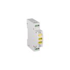 Kanlux Ideal TS 230V AC, 0.6W, 2.5A, 17.5x81x72 mm, fehér KLI-3Y hálózati feszültség jelző - TH35 sínre szerelhető, sárga LED, 5 év garancia