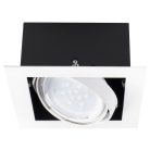 Kanlux GU10, fehér, alumínium házas, 150x195 mm mennyezeti lámpatest, MATEO ES
