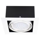 Kanlux GU10, fehér, alumínium házas, 150x195 mm mennyezeti lámpatest, MATEO ES