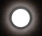 Kanlux 18W, 1400 lm, 4000K, IP54, 220x220 mm, szögletes, grafit, műanyag házas természetes fehér, mozgásérzékelős LED mennyezeti lámpatest, BENO LED